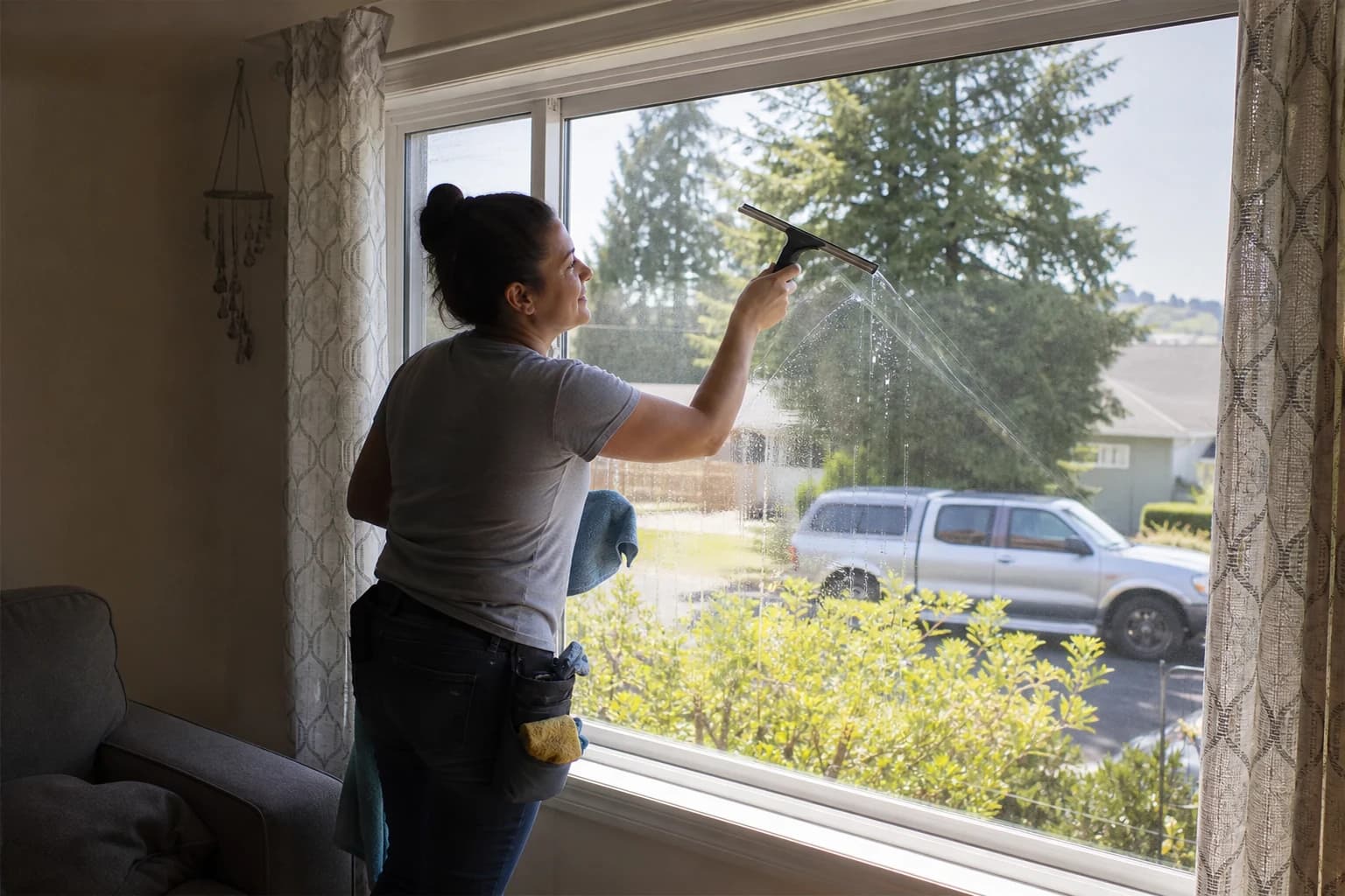 Window cleaning services in Dallas, Oregon